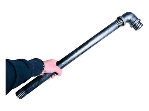 Long metal pipe - long, movie