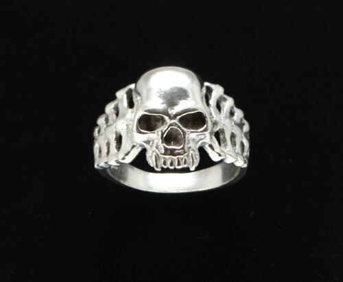 Gothic skull biker 925 - skull,