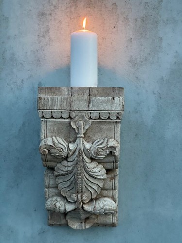 Hand carved wooden - hand, /