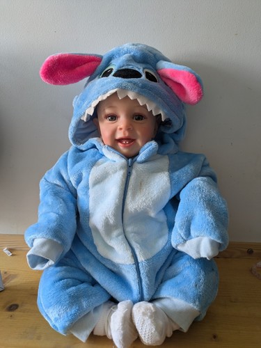 Reborn baby doll 45cm smiling - reborn,