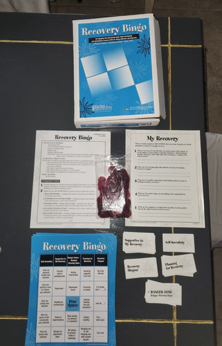 Recovery bingo game adults - recovery,
