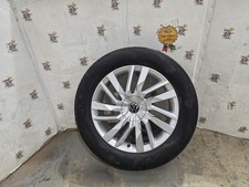 GENUINE VOLKSWAGEN TOUAREG ALLOY WHEEL WITH FALKEN 255 55 R19 TYRE 760601025E