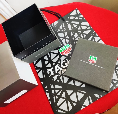 Tag heuer empty box gift - tag, bag