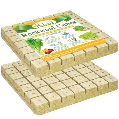 Rockwool cubes for hydroponics - cubes,