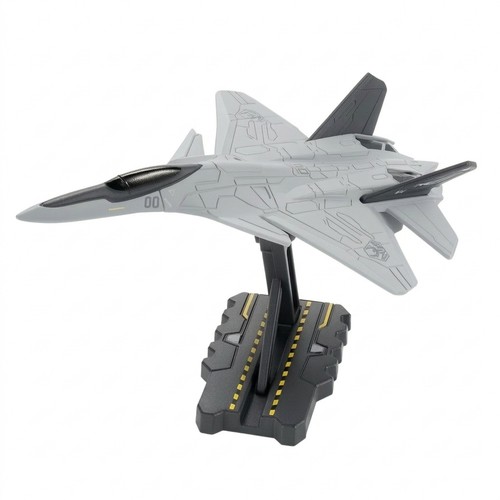 Fighter jet model with stand - model,