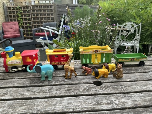 Vtg 70s fisher price - fisher-price, circus