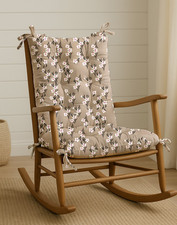 Rocking Chair Cushion Set with Ties — Blossom Beige