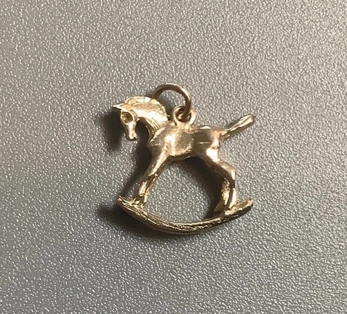 9ct gold rocking horse - horse, 🐴