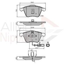 Brake Pads Set For Audi