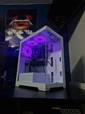 Pro AMD Gaming PC Nvidia Geforce RTX 4060 Ryzen 5 5600 White case Pre built.