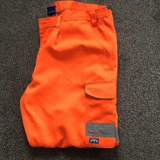 Hi Viz Chelmer Range Workwear Orange Cargo Trousers Size 46R New