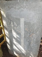 vintage grey metal x RAF trunk