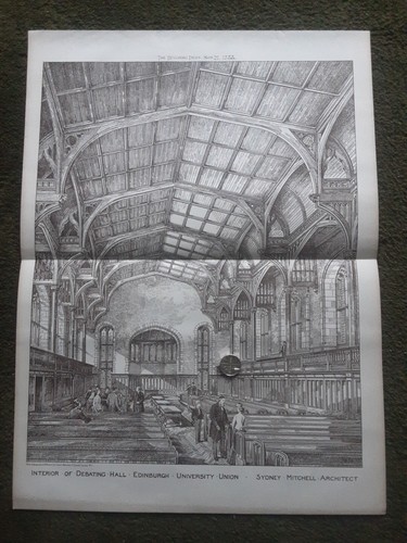 Antique print edinburgh - antique,