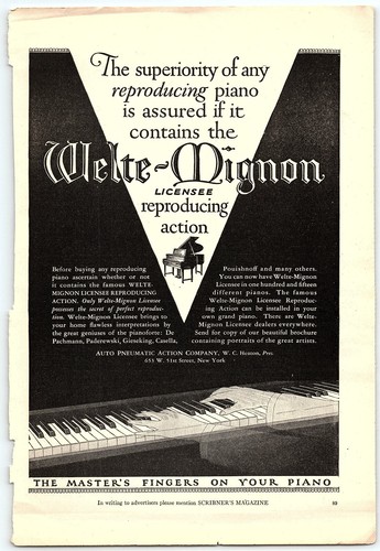 C1900 piano welte mignon - piano, welte-mignon