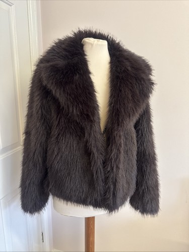 New look brown - faux, short