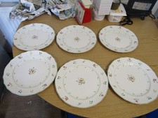 Royal Doulton Avignon Porcelain Dinner Plate Floral Design - 1145   6 off 27 cm