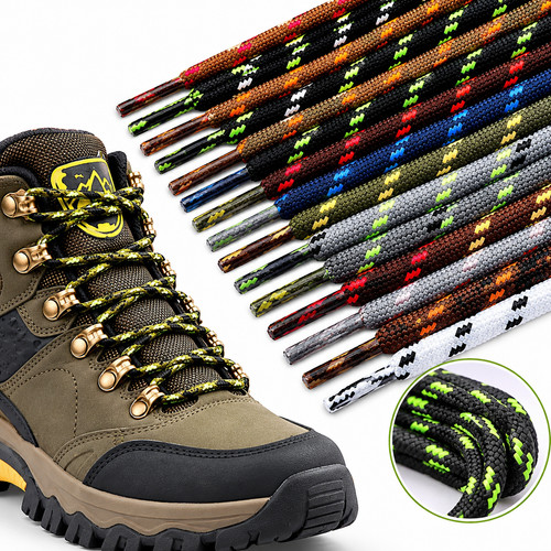 Shoe laces round hiking - round,