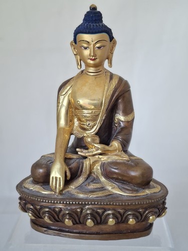 Buddha shakyamuni statue brass - statue,