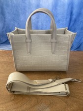 Zara Mock Croc Mini Tote Bag