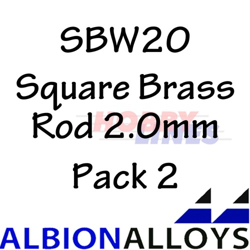 Square brass rod albion - square, alloys