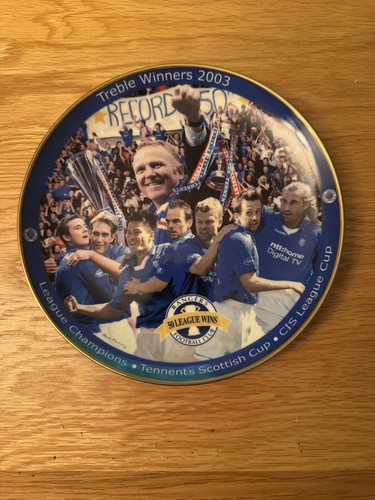Rangers danbury mint plate - rangers,