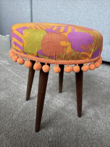 Vintage retro footstool - retro,