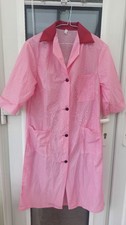 Vintage Pink Gingham Shop Coat