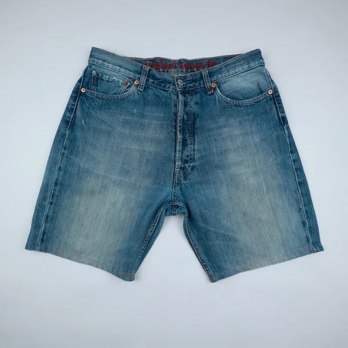 Blue levis 501 denim - blue, shorts