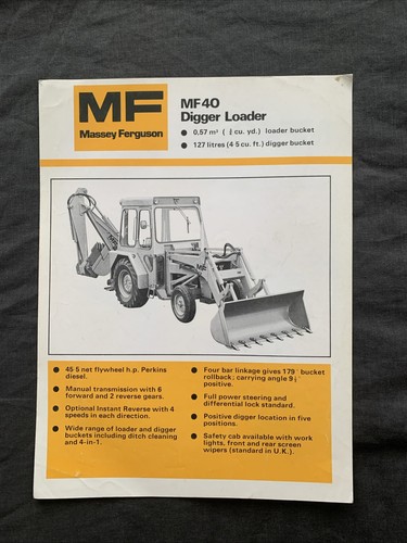 Massey ferguson mf40 - ferguson, digger
