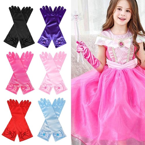 Children long gloves full - children,