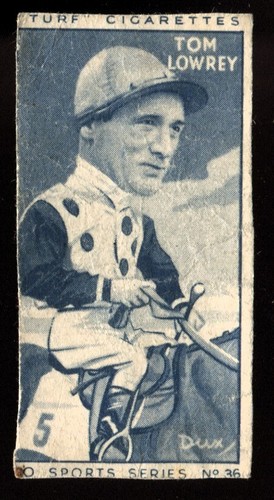 Tobacco card carreras turf - tobacco, carreras,