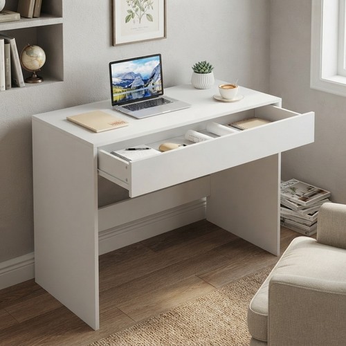 Sturdy white computer desk - sturdy,
