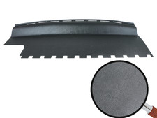 Parcel shelf with leather
