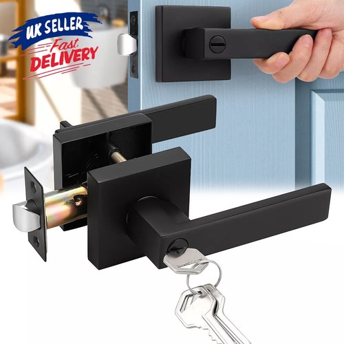 Black privacy door - black,