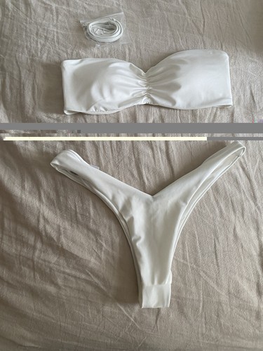 Primark ivory medium thong - ivory,