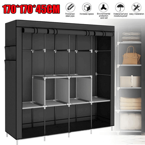 Canvas fabric wardrobe - canvas,