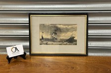 Antique Framed Watercolour –