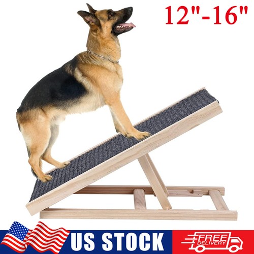 Adjustable folding dog ramp - adjustable,