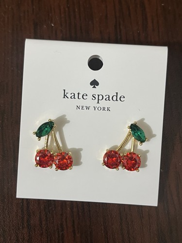 Kate spade cherry earrings - cherry,