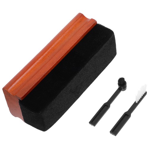 Wooden record cleaning brush - wooden,