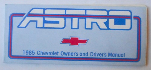 1985 chevrolet astro van - 1985,