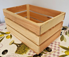Wooden Crate Organizer Storage
