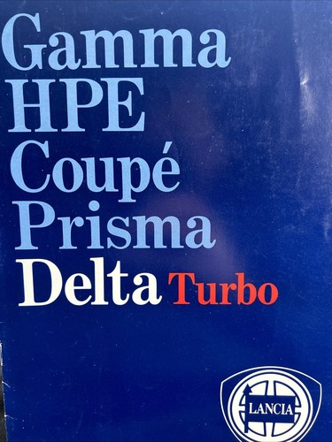 The lancia range coupe - range, gamma