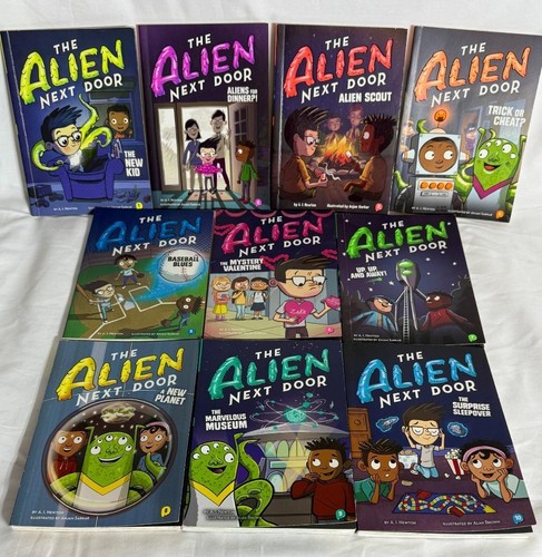 The alien next door book - door,