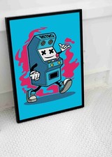 RETRO GAMING ARCADE MACHINE GAME POSTER COOL ART PRINT A3 A4 SIZE