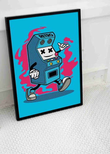 Retro gaming arcade - retro, machine