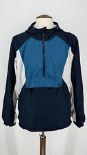 Primark Men’s Blue/White 1/2 Zip Windbreaker Jacket Size L 24” PTP