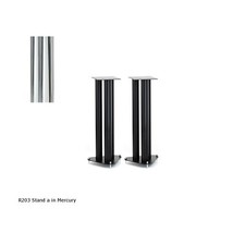 Custom Design RS203 Speaker Stands Mercury - Bookshelf Loudspeaker