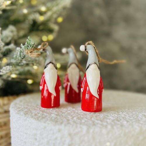 Set ceramic santa christmas - 3,