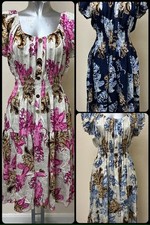Ladies Floral Print One Size